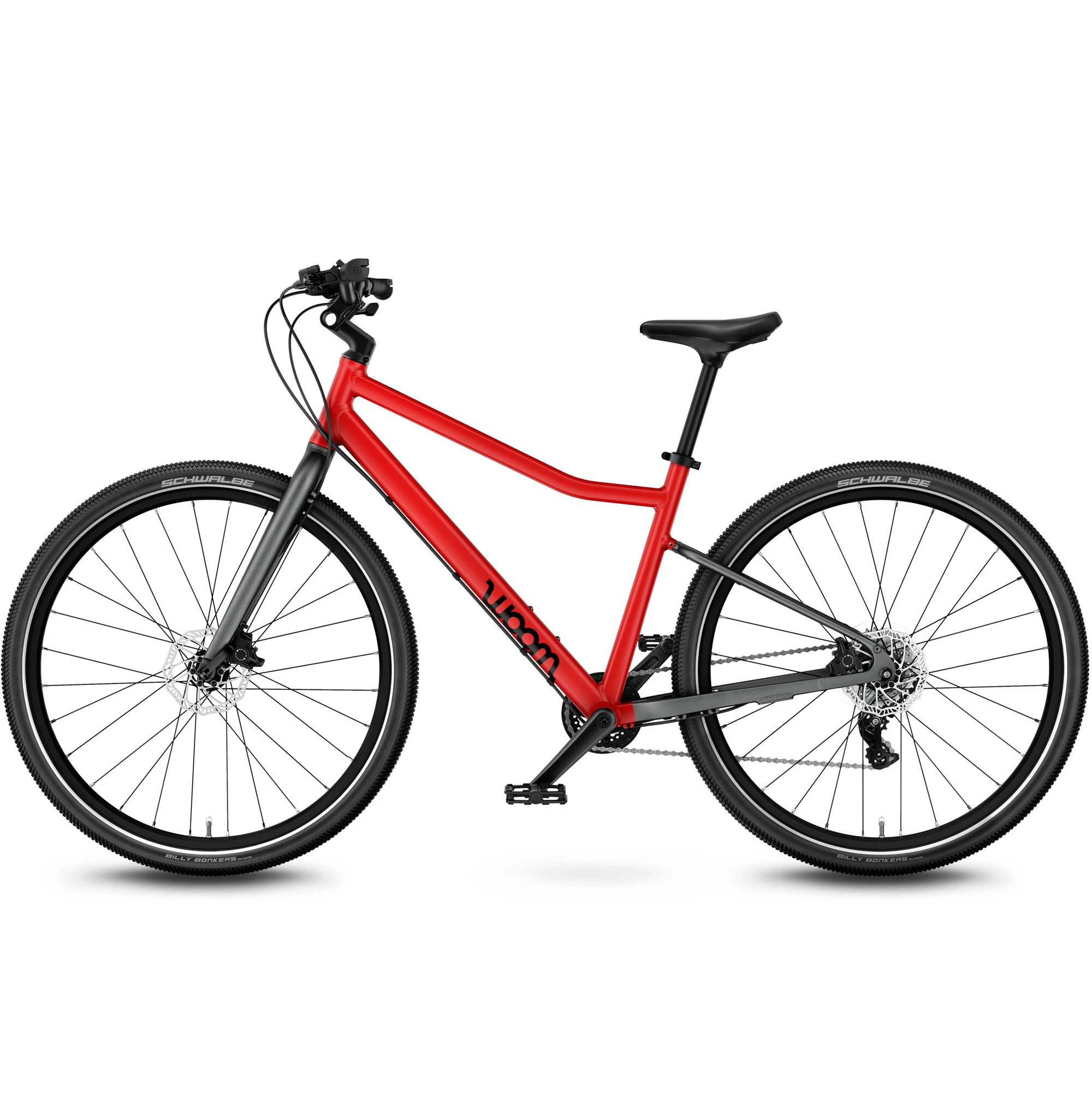 3. Bicicleta copii Woom 6 Explore cu roti 26" rosu Woom Red