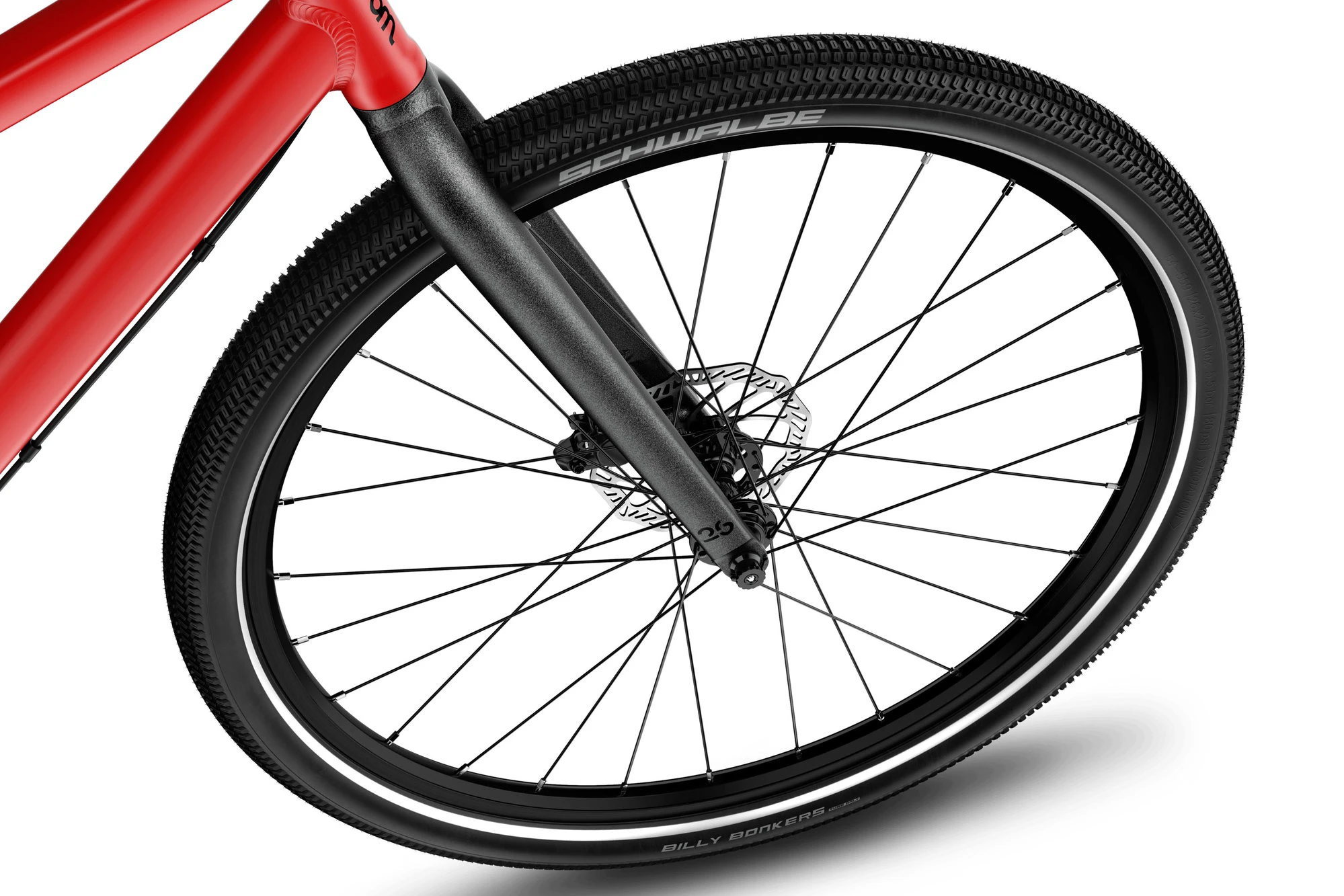 7. Bicicleta copii Woom 6 Explore cu roti 26" rosu Woom Red