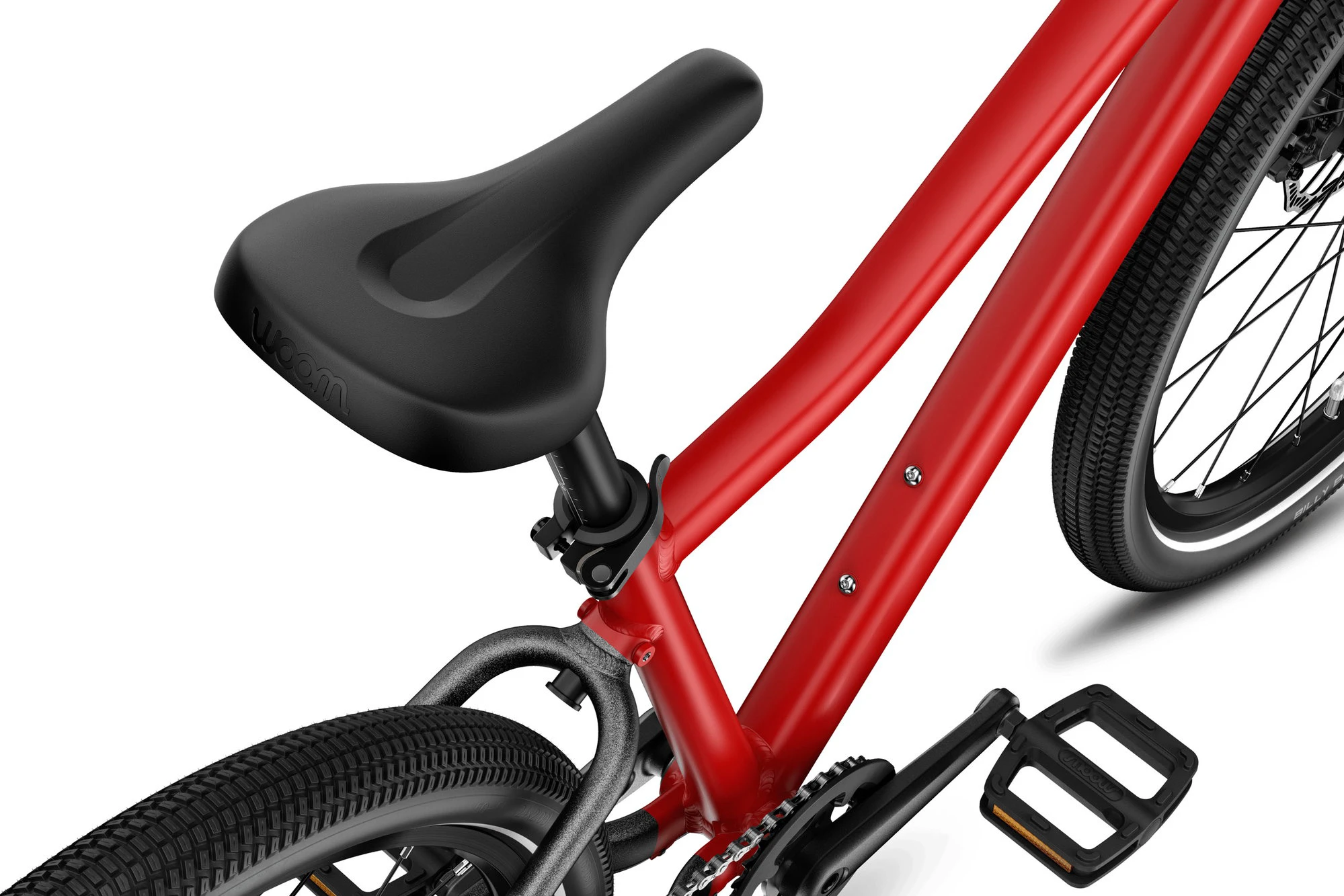 9. Bicicleta copii Woom 6 Explore cu roti 26" rosu Woom Red