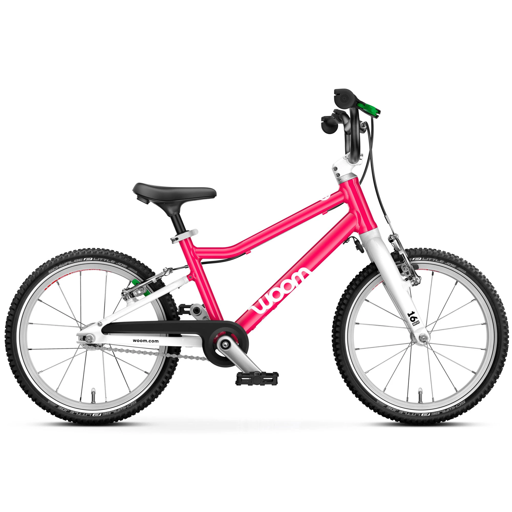 Bicicleta copii Woom 3 Go cu roti 16" roz Hot Pink - 64436