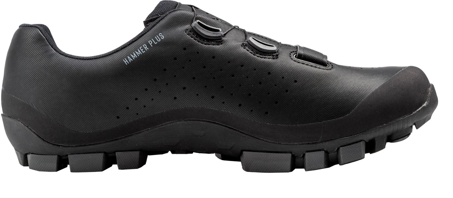 3. Northwave - pantofi ciclism MTB XC - Hammer Plus Wide - Black | Dark Grey