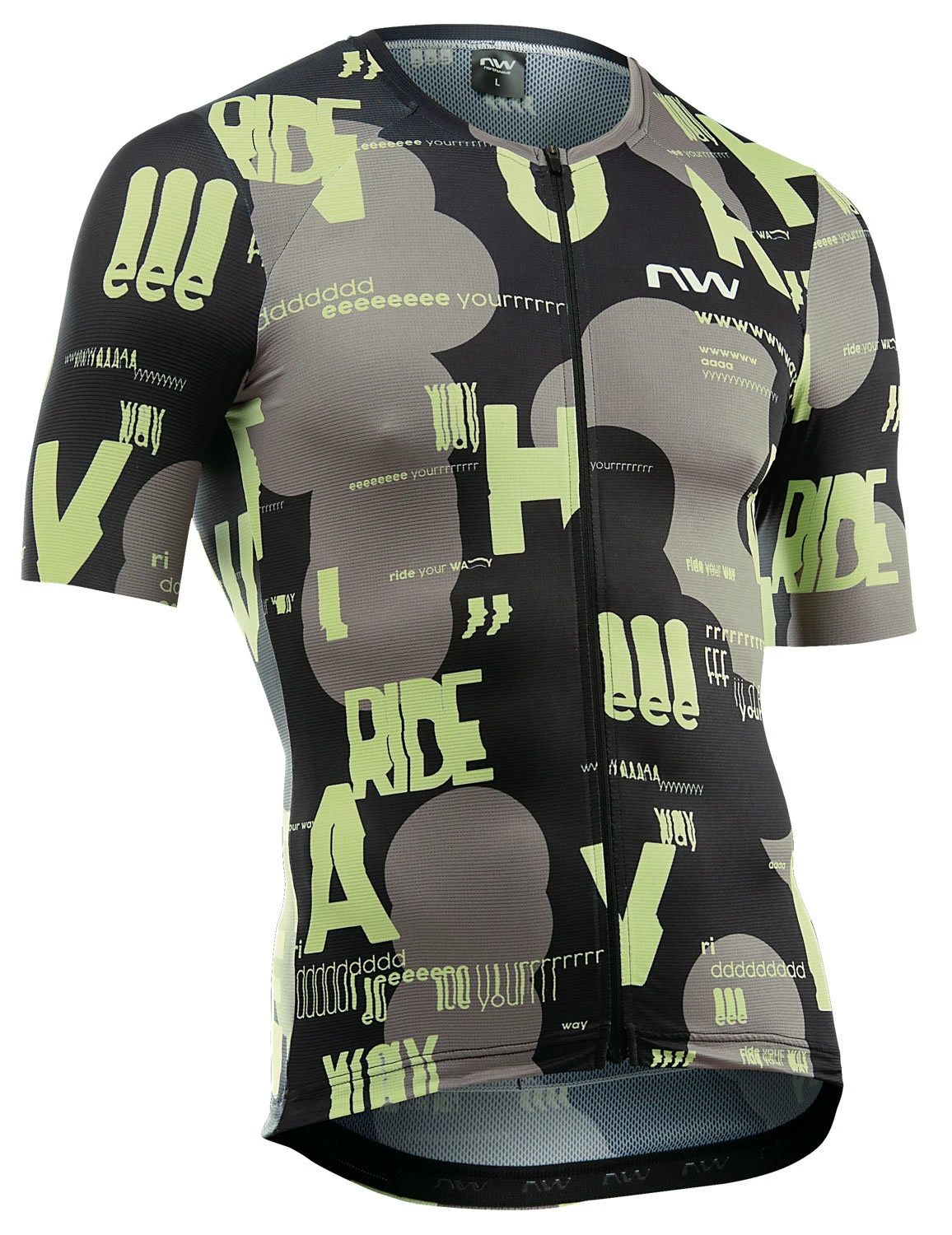 Northwave - tricou ciclism maneca scurta - Blade Type Jersey Short Sleeve - Sand | Cool Matcha - 65511