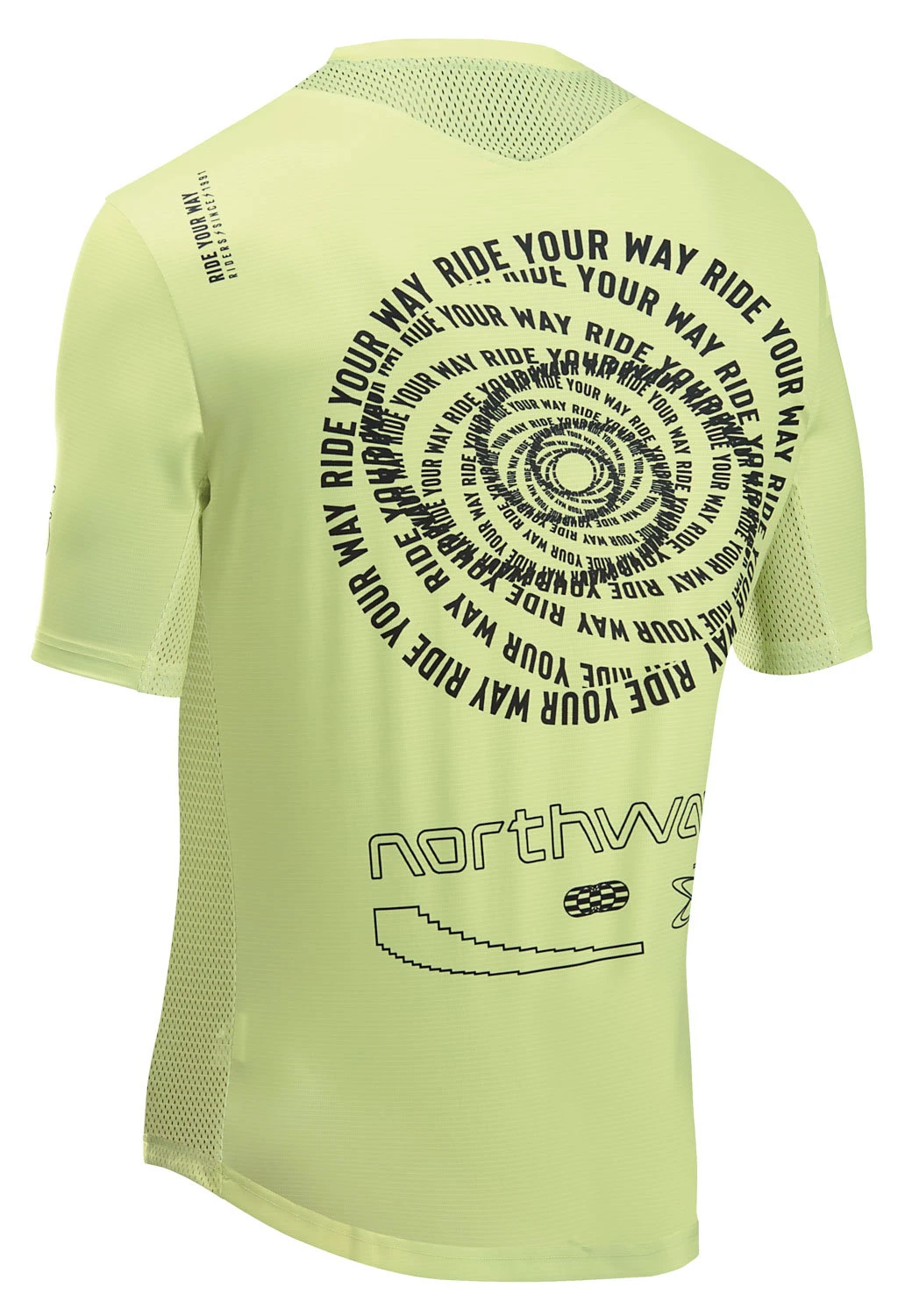 2. Northwave - tricou ciclism maneca scurta - Edge 2 Jersey Short Sleeve - Cool Matcha | Black