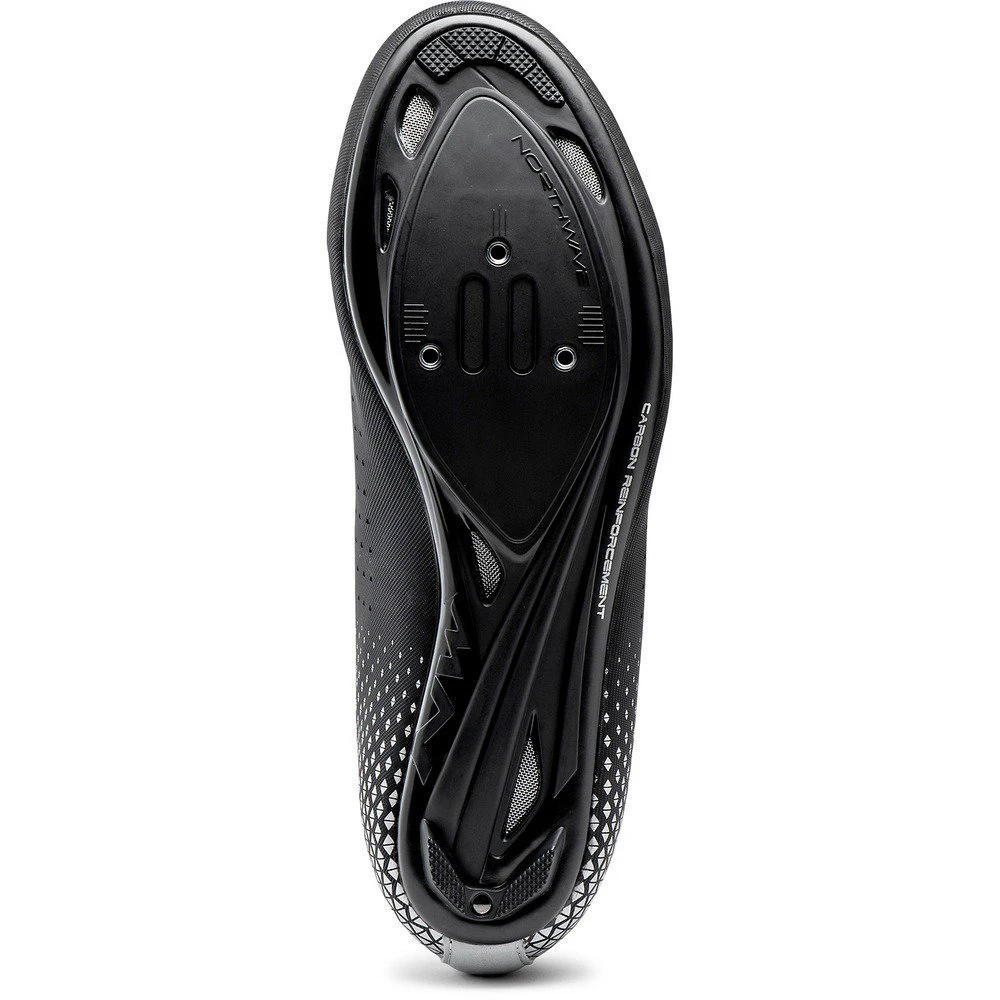 3. Northwave - pantofi ciclism sosea - Core Plus 2 Wide - Black | Silver