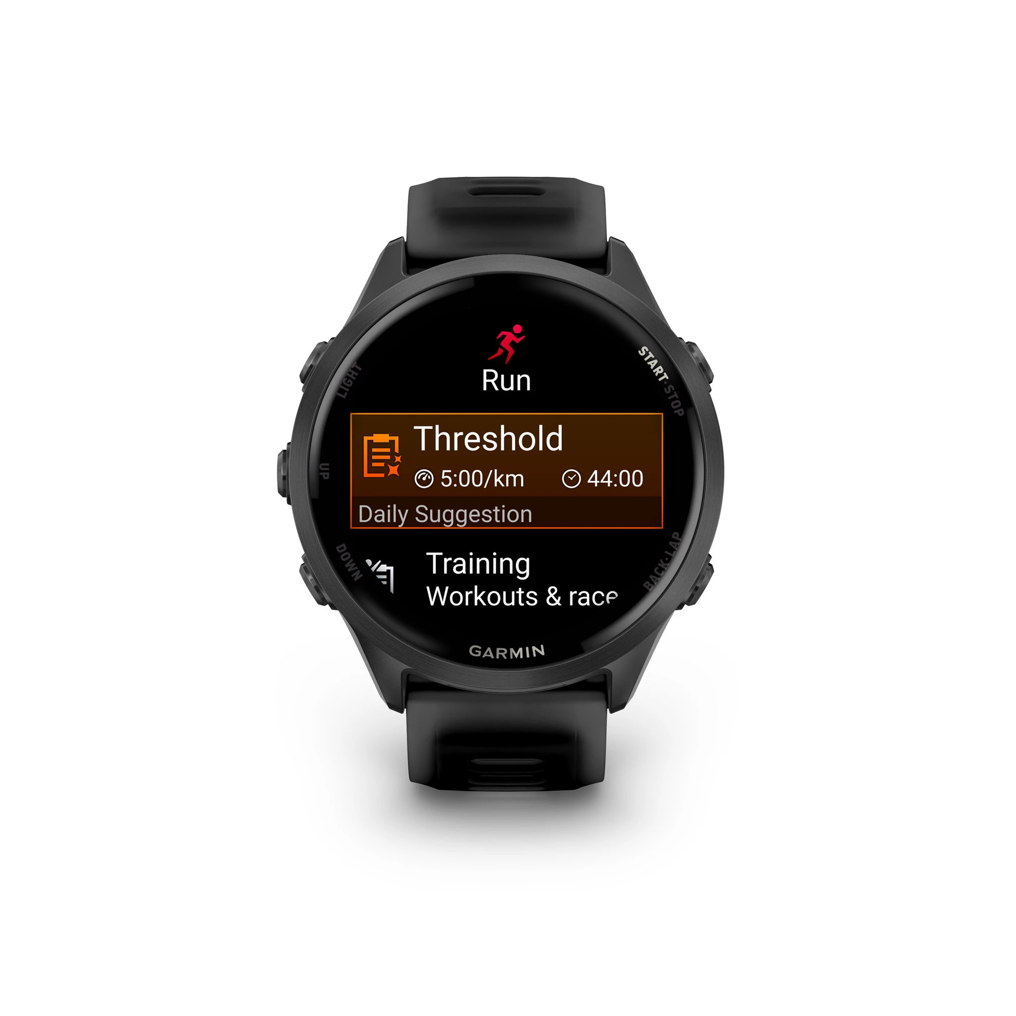 1. Garmin Forerunner 570 - 47mm - ceas multisport cu GPS si AMOLED - negru Slate Gray Aluminium with Translucent Black | Black Band