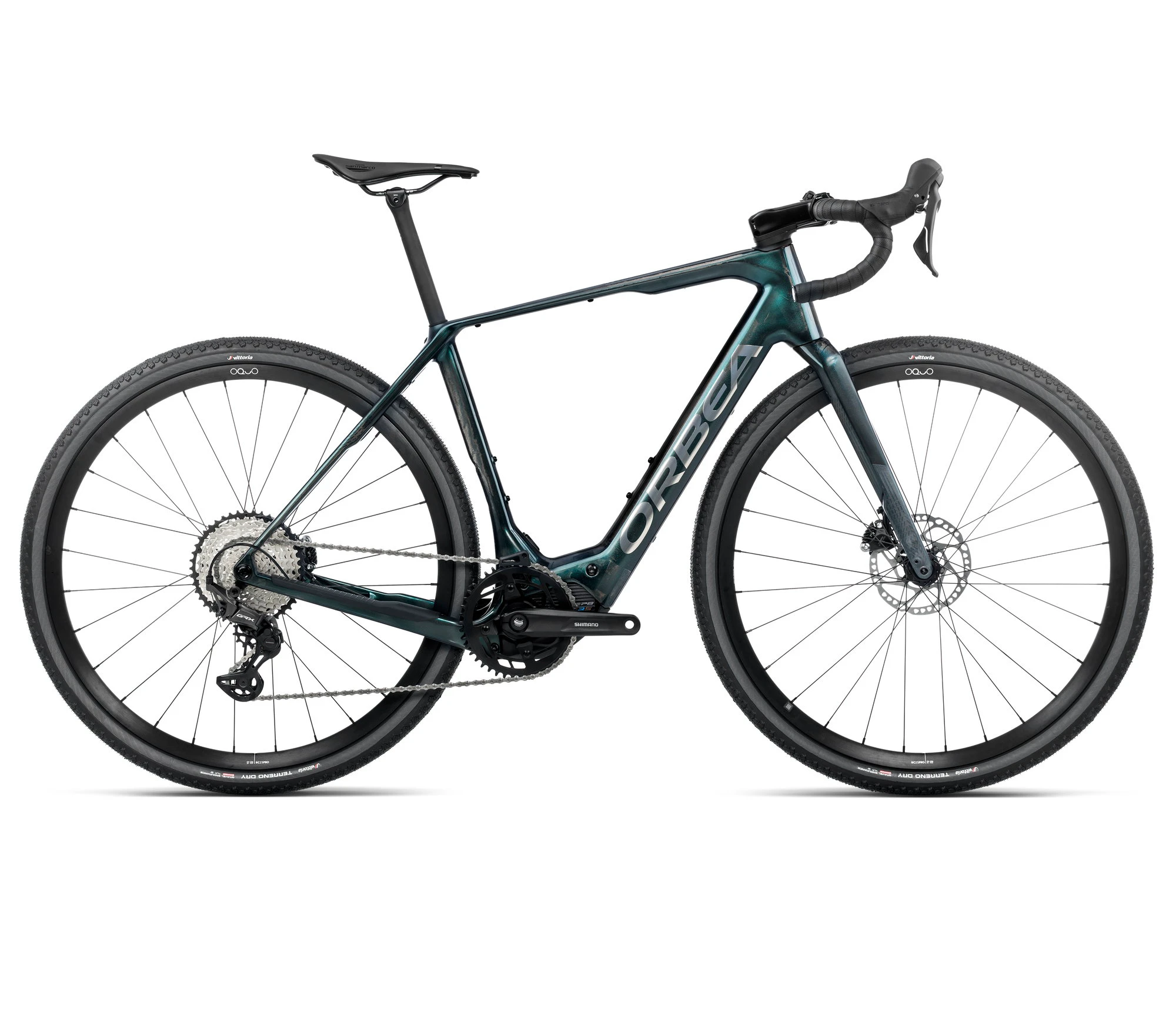 1. Bicicletă electrică gravel Orbea DENNA M30 - Escape Green Gloss | Foggy Matt