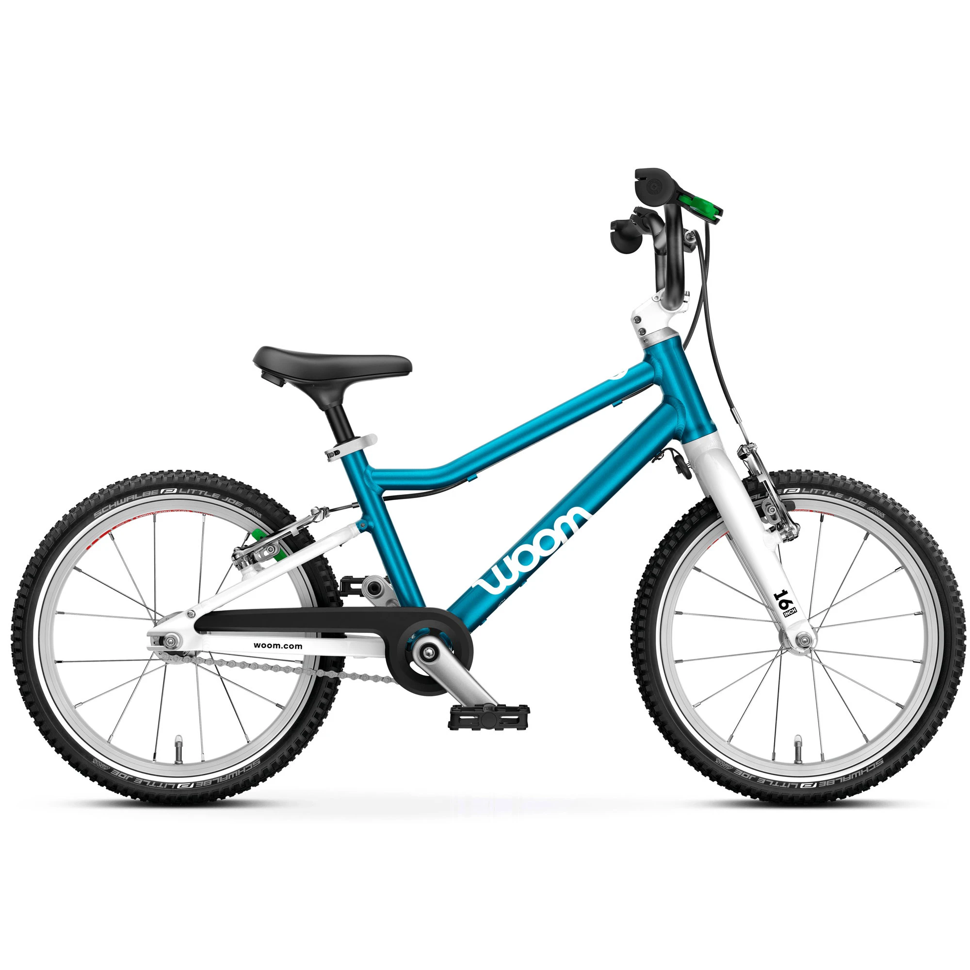 Bicicleta copii Woom 3 Go cu roti 16" albastru metalic - 67517