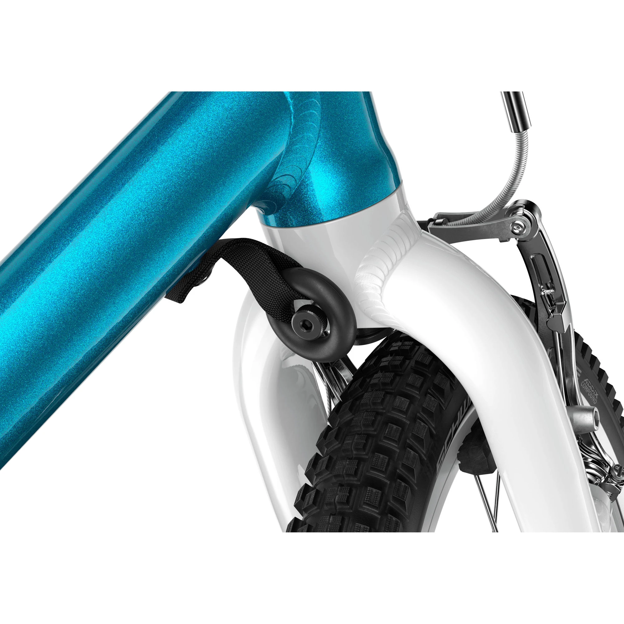 5. Bicicleta copii Woom 3 Go cu roti 16" albastru metalic