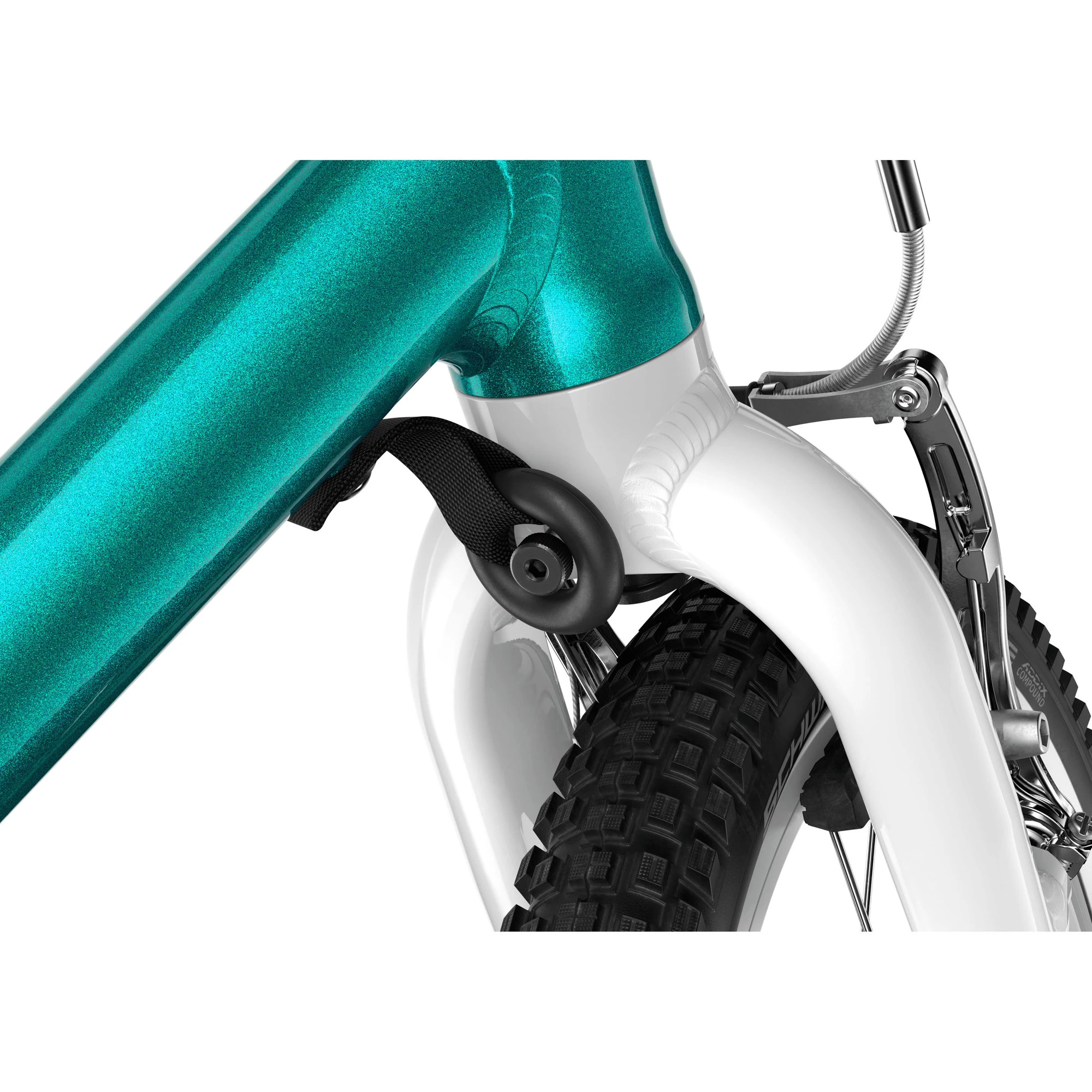 4. Bicicleta copii Woom 3 Go cu roti 16" turcoaz Metallic Turquoise Petrol