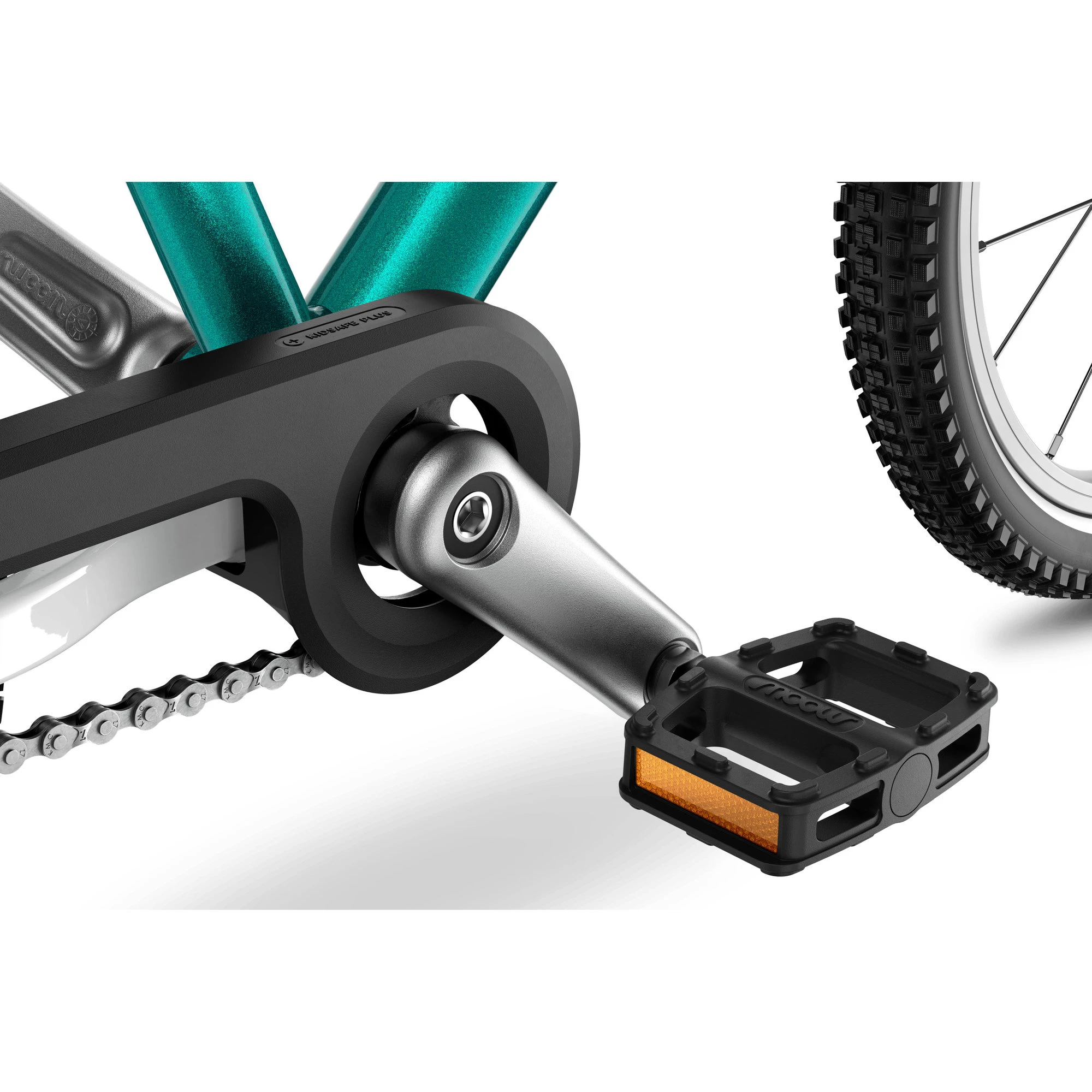 5. Bicicleta copii Woom 3 Go cu roti 16" turcoaz Metallic Turquoise Petrol