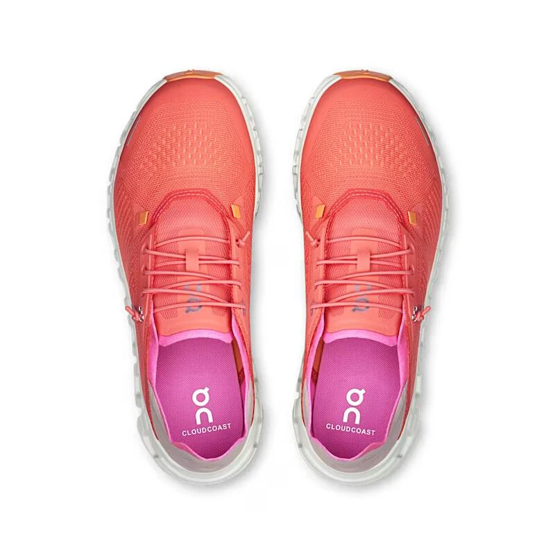2. On - pantofi alergare - Cloud 6 Coast W - Salmon | Pearl