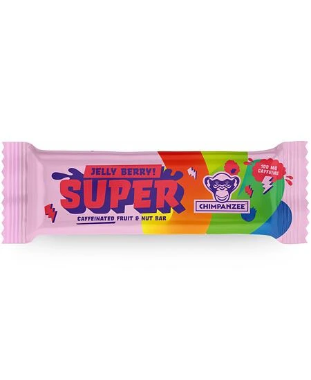 1. Chimpanzee - baton gumat - Super Bar - Jelly Berry - 55g
