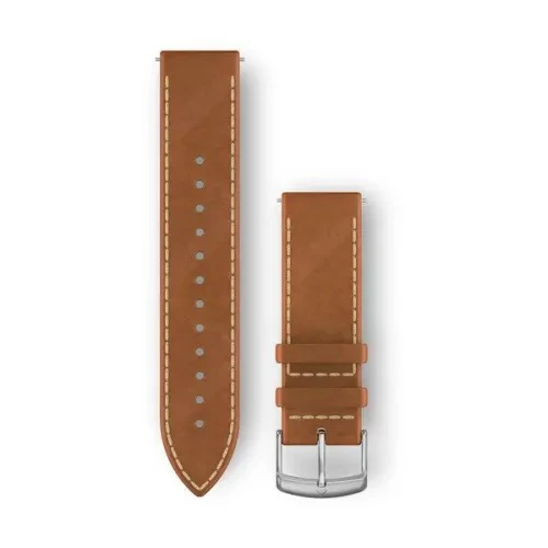 1. Garmin - curea piele - Quick Release 20 - Italian Tan | Leather