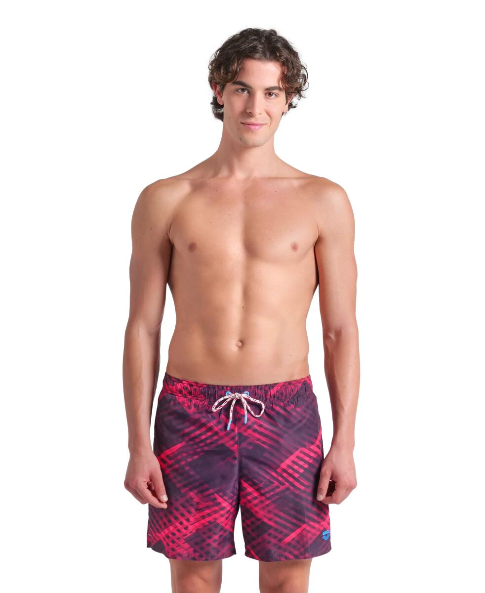 Arena - sort inot barbati - Print Beach Short - Dark I Purple I Multi - 68223