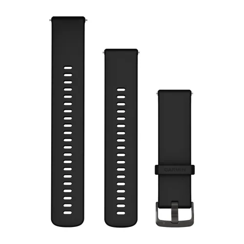 1. Garmin - curea silicon - Quick Release 22 - black