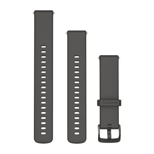 1. Garmin - curea silicon - Quick Release 18 - Pebble I Gray