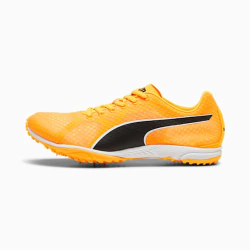 2. Puma - pantofi alergare cu cuie pentru pista - evoSPEED Haraka 8 Unisex - Sun Stream | PUMA Black | White
