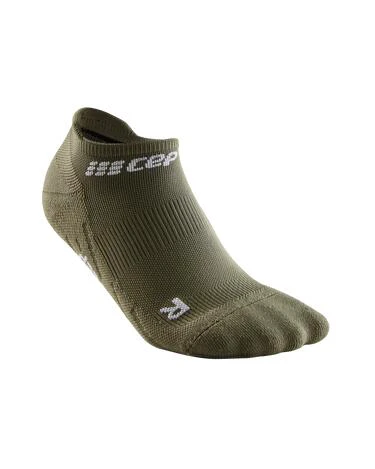 CEP - sosete compresie sub glezna - the run socks no show v4 - olive - 68194