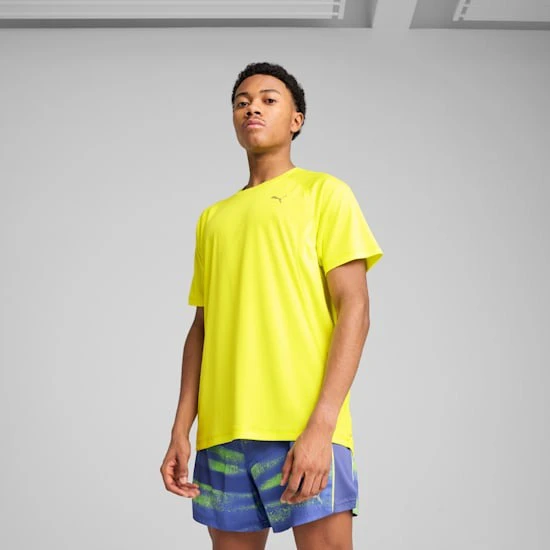 1. Puma - tricou tehnic - Run Velocity Tee - Lemon Sherbert