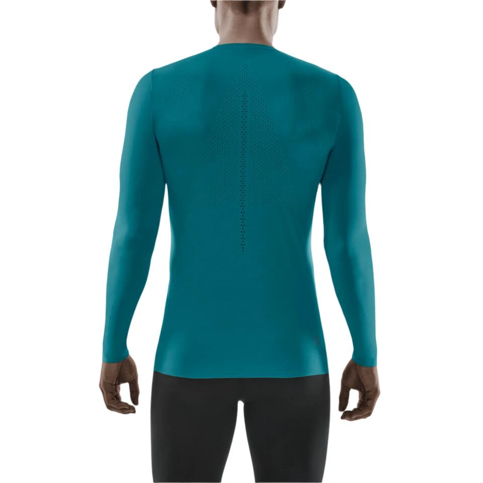 2. CEP - bluza cu maneca lunga - run ultralight shirt long sleeve - petrol