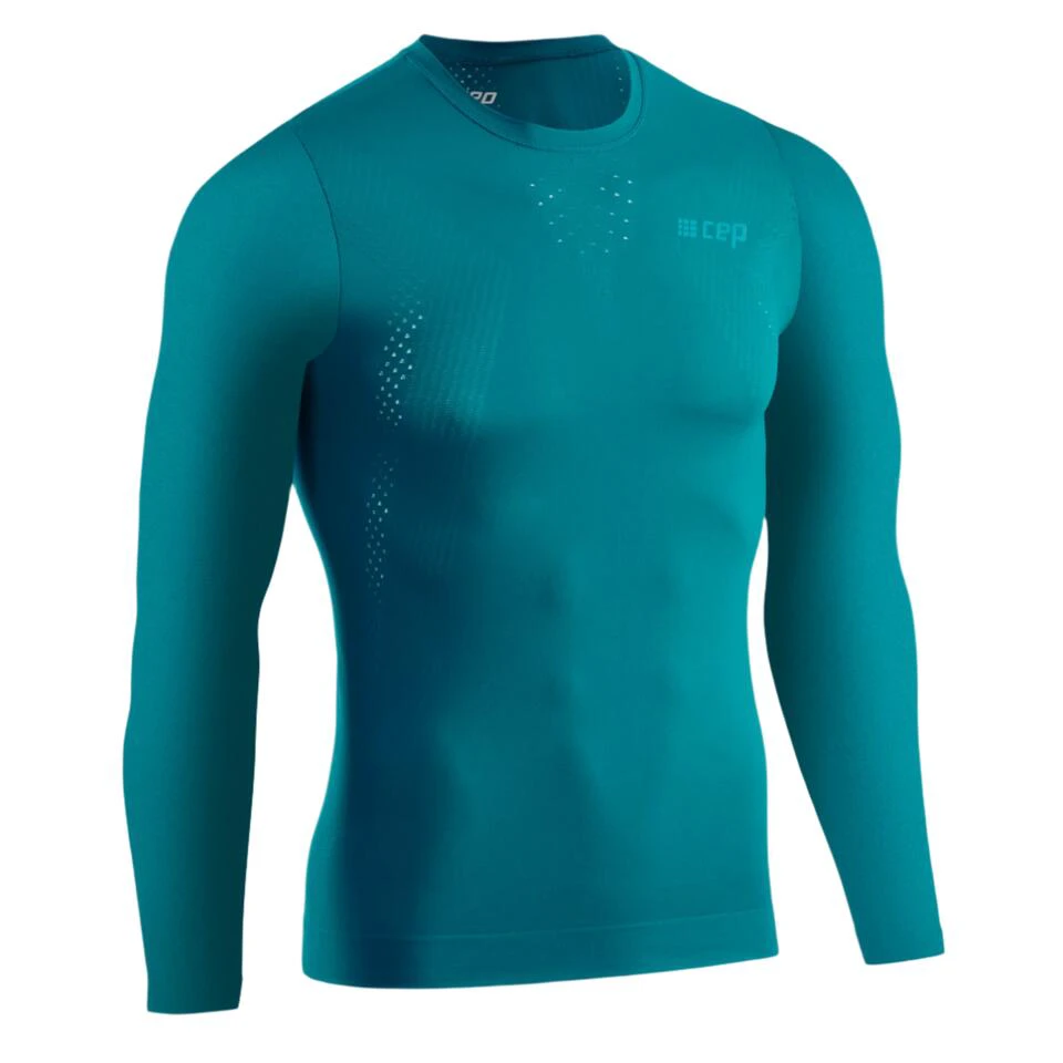 3. CEP - bluza cu maneca lunga - run ultralight shirt long sleeve - petrol