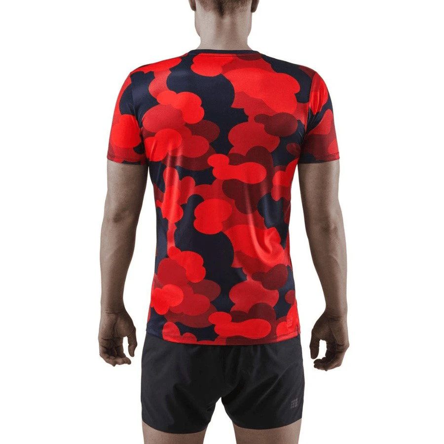 4. CEP - tricou tehnic - camocloud shirt short sleeve - lava | peacoat