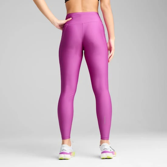 4. Puma - colanti - Run Velocity Tights W - Wild Berry