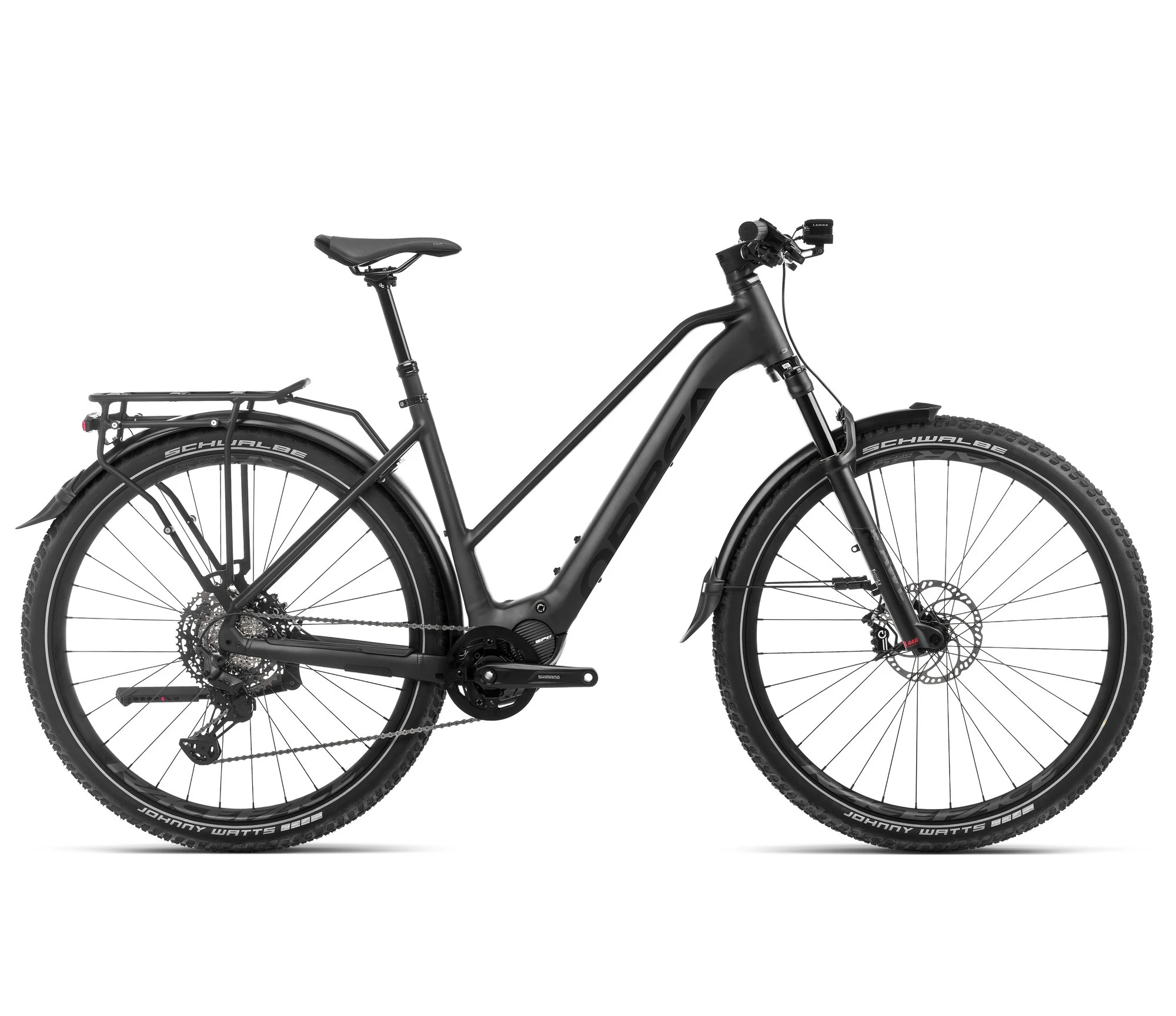 Bicicletă electrică urbană Orbea KEMEN MID SUV 10 - Metallic Night Black (Matt | Gloss) - 67848