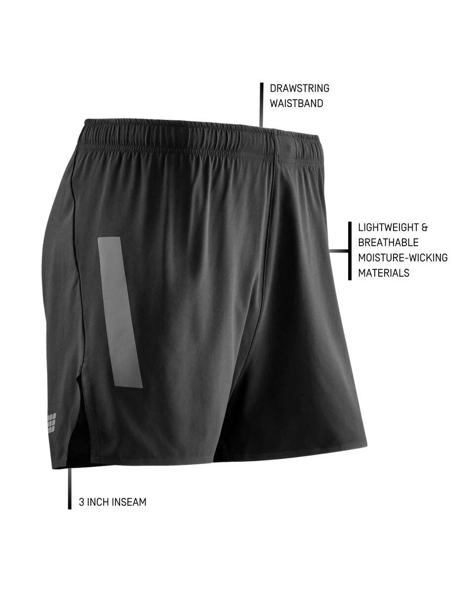 11. CEP - pantaloni scurti - race loose fit shorts - black