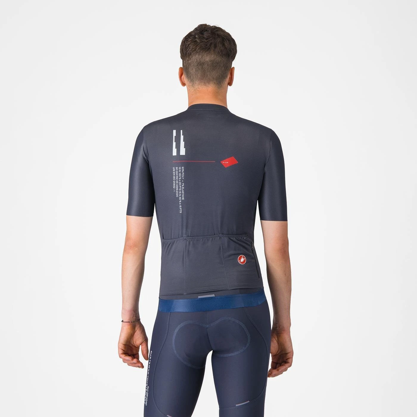 2. Castelli - tricou ciclism maneca scurta tailored fit - Espresso R--A/D Jersey - albastru Twilight