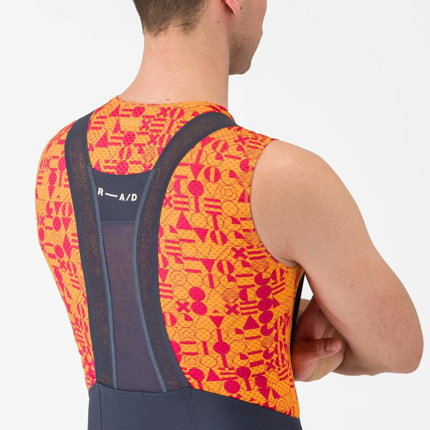3. Castelli - pantaloni ciclism scurti cu bretele - Espresso R--A/D Bibshort - albastru Twilight