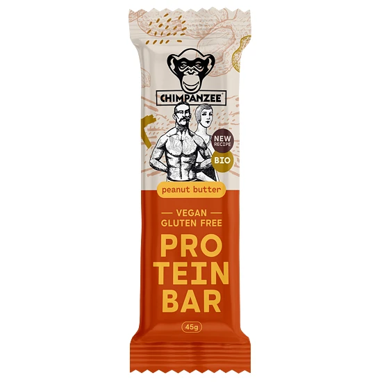 1. Chimpanzee Baton proteic Bio 45g - unt de arahide