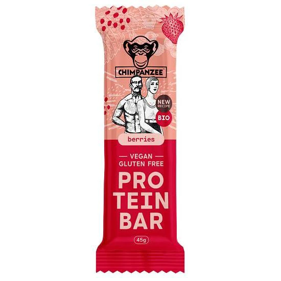1. Chimpanzee Baton proteic Bio 45g - Fructe de padure