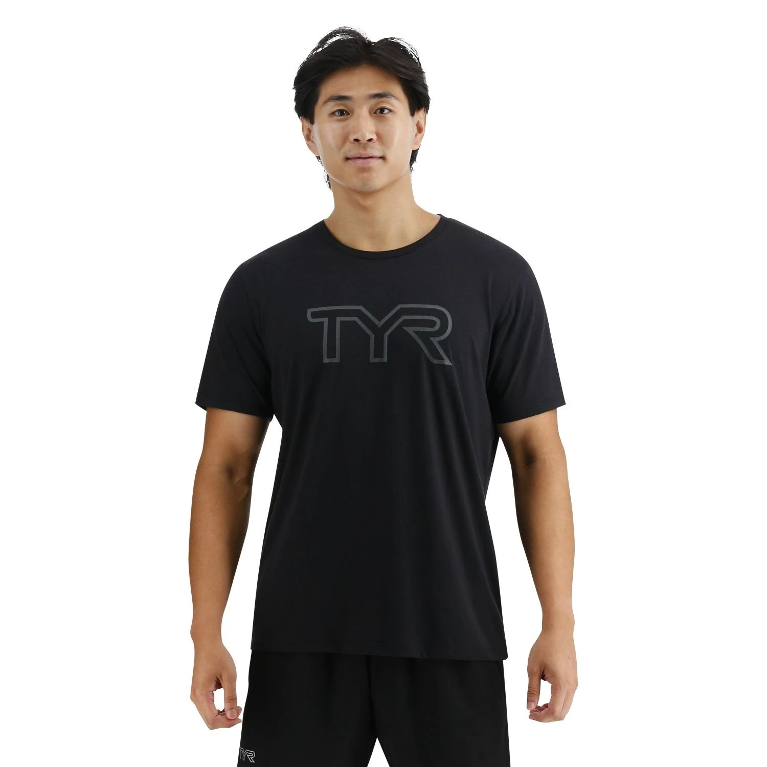 1. TYR - tricou casual - Blend Tech Tee - negru