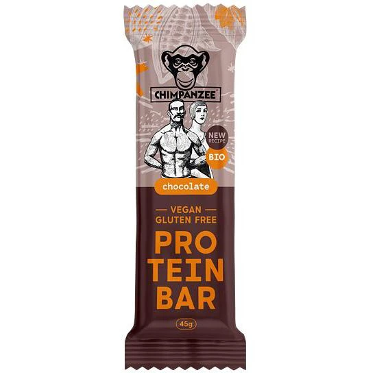 1. Chimpanzee Baton proteic Bio 45g - Ciocolata