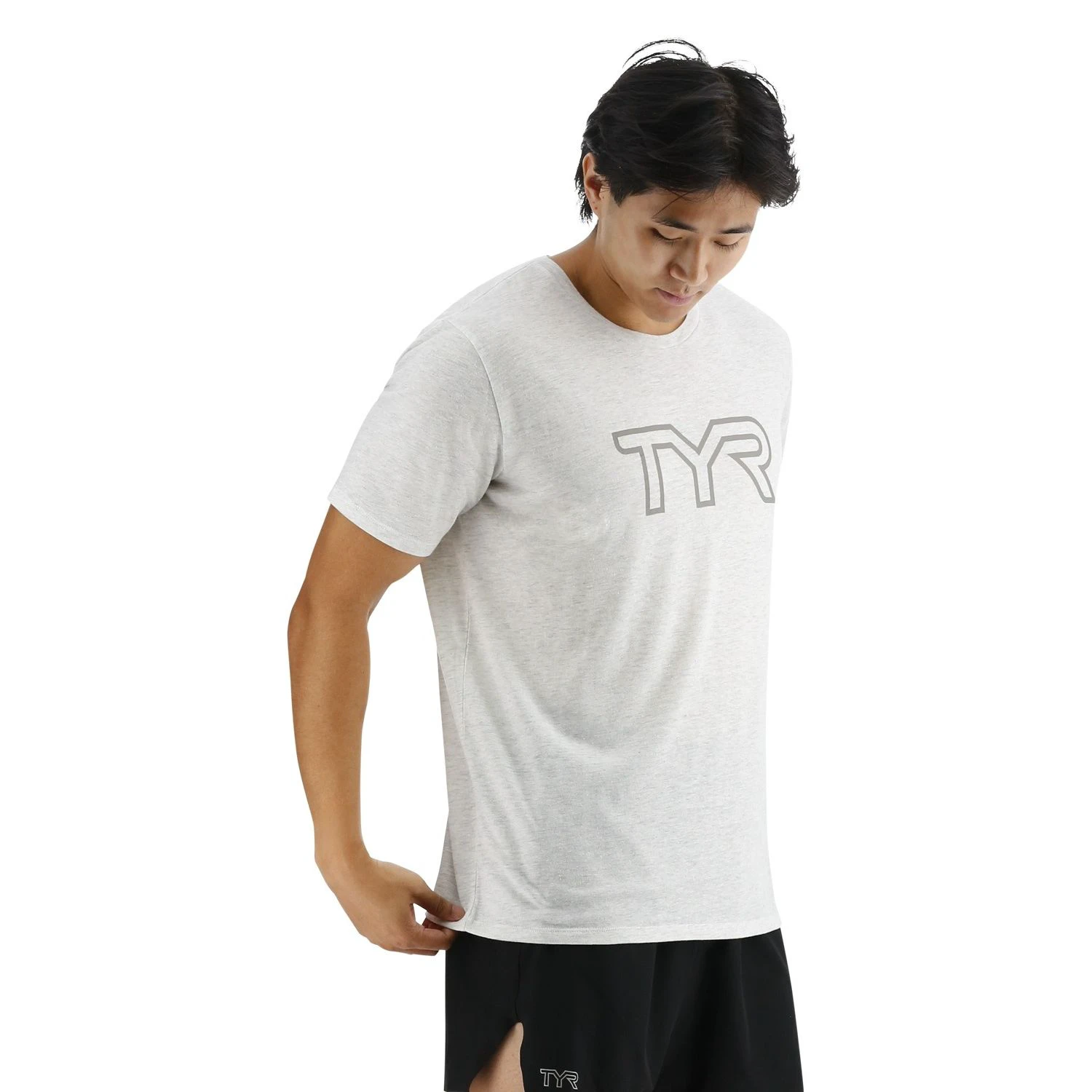 4. TYR - tricou casual - Blend Tech Tee - gri
