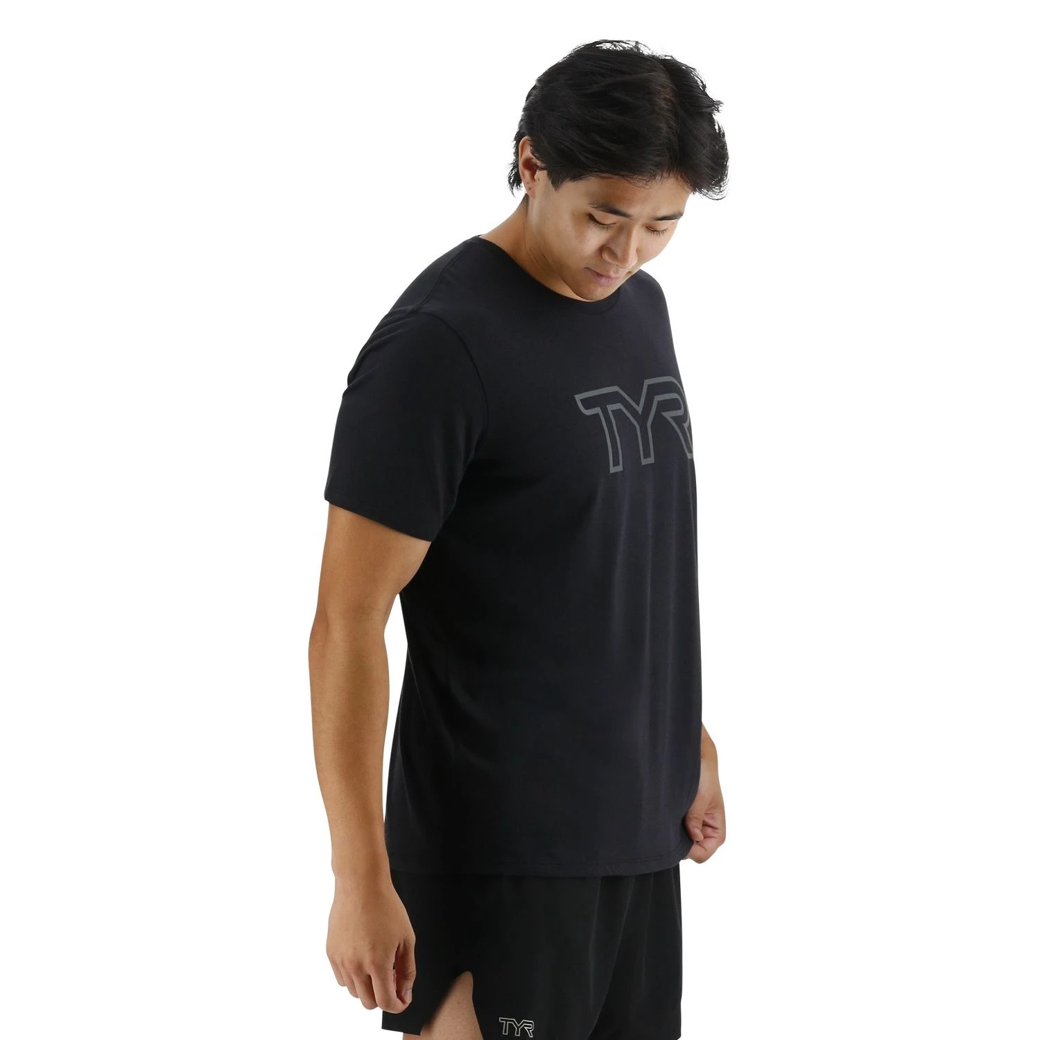 6. TYR - tricou casual - Blend Tech Tee - negru