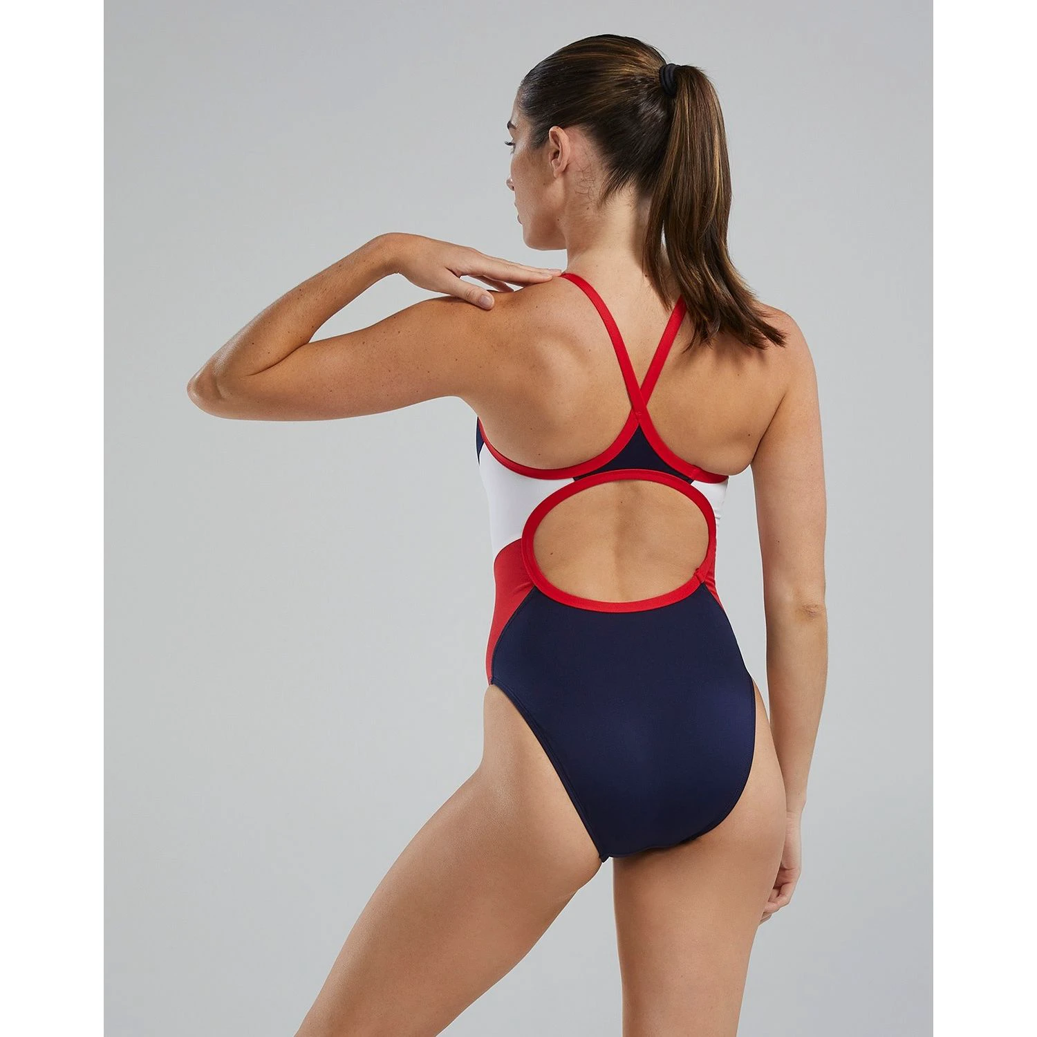 8. TYR - Costum Femei - Diamonfit USA - Red White Navy