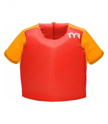 1. TYR - bluza cu centura copii - Kids Flotation Shirt - rosu
