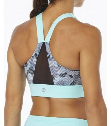 2. TYR - bustiera - Lavare Amira Top - grey mint