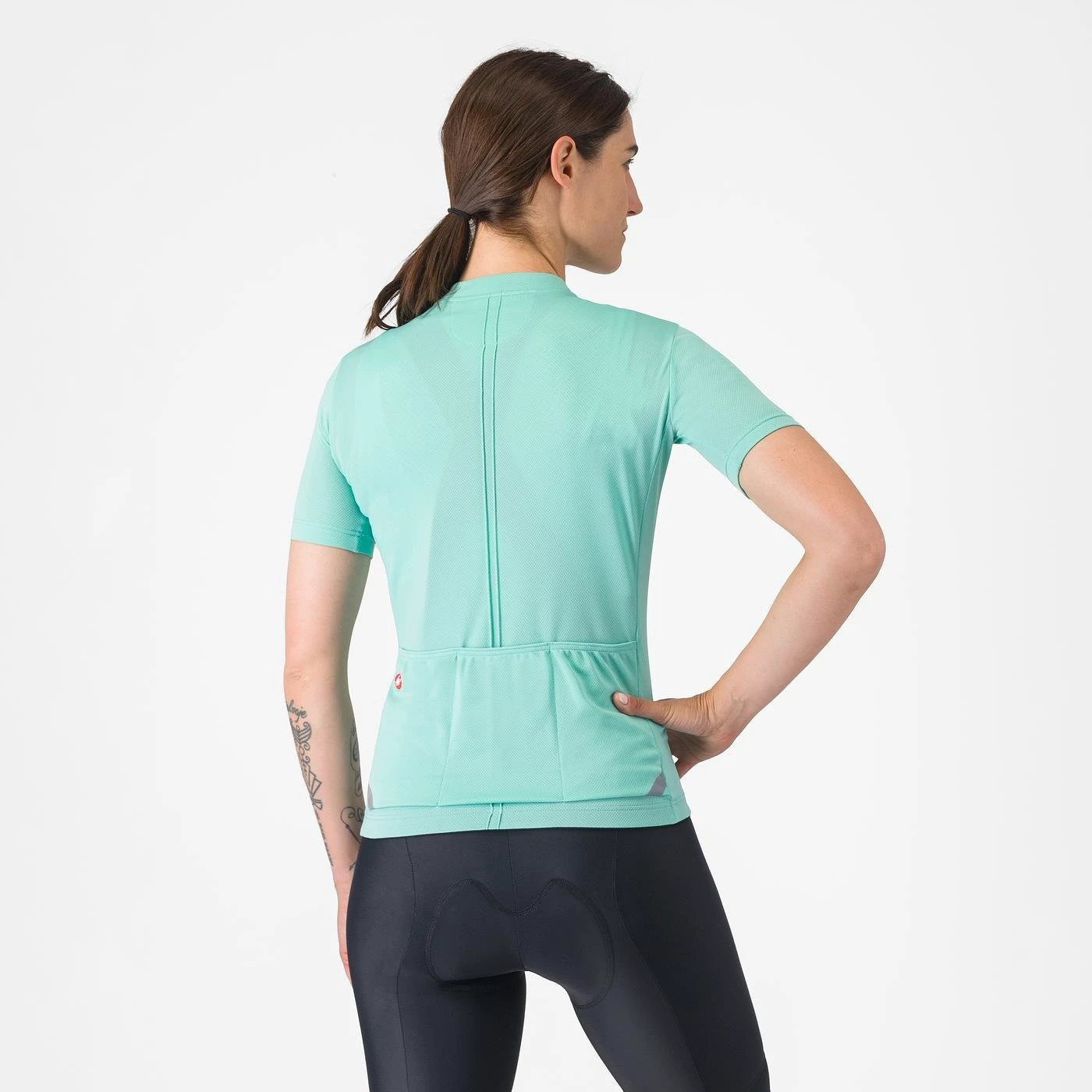 2. Castelli - tricou ciclism maneca scurta regular fit - Anima 4 W Jersey - 18-32 gr C - albastru deschis