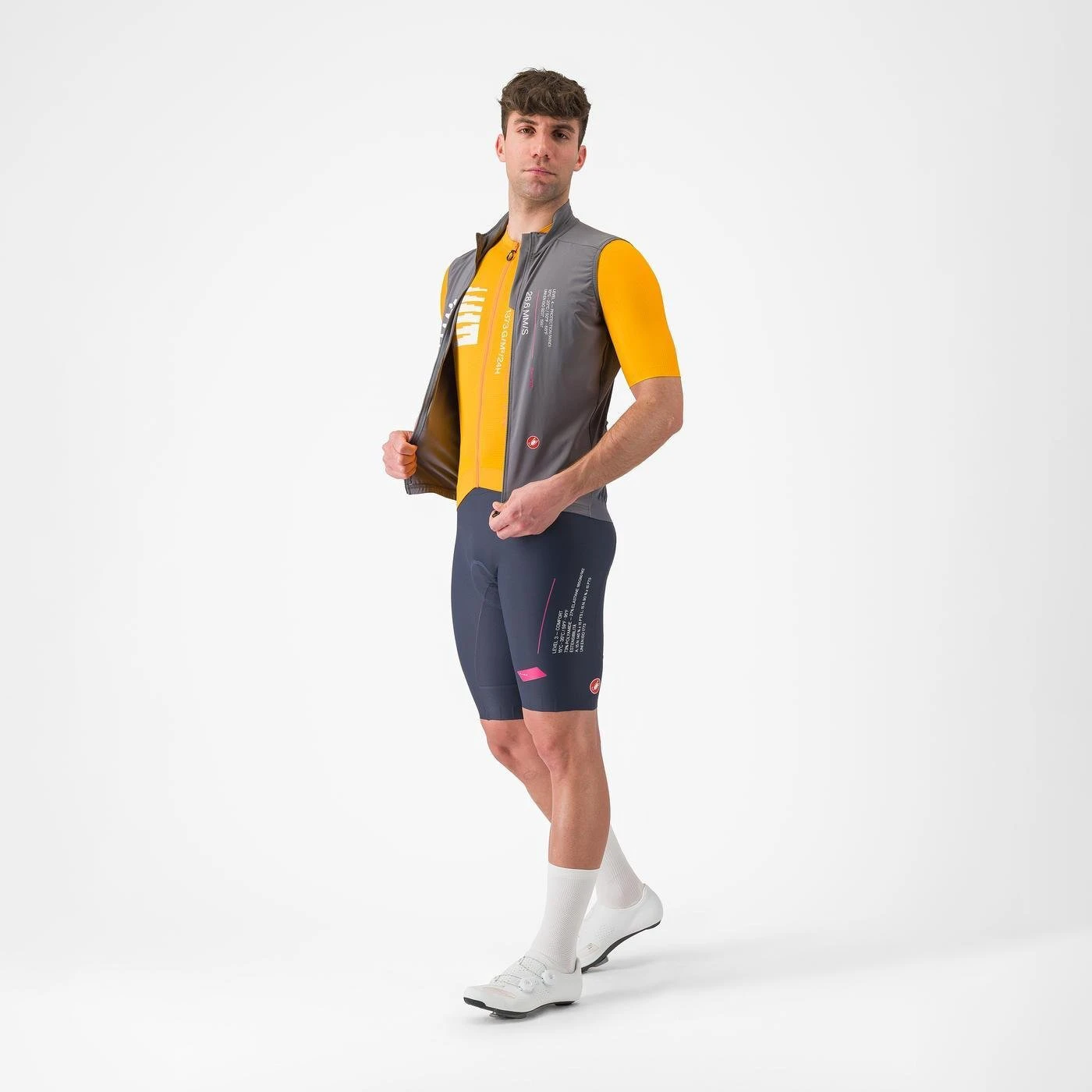 6. Castelli - vesta ciclism - Espresso R--A/D Vest - gri inchis Smokey