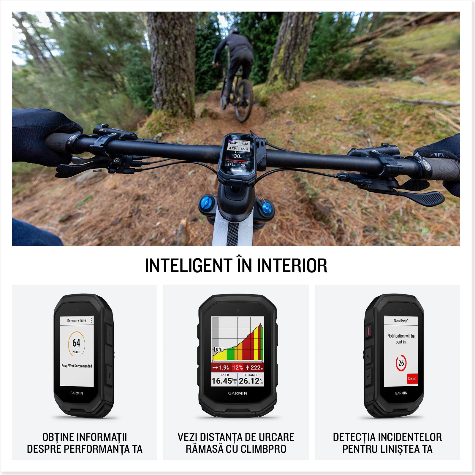 5. Garmin Edge MTB - ciclocomputer cu GPS