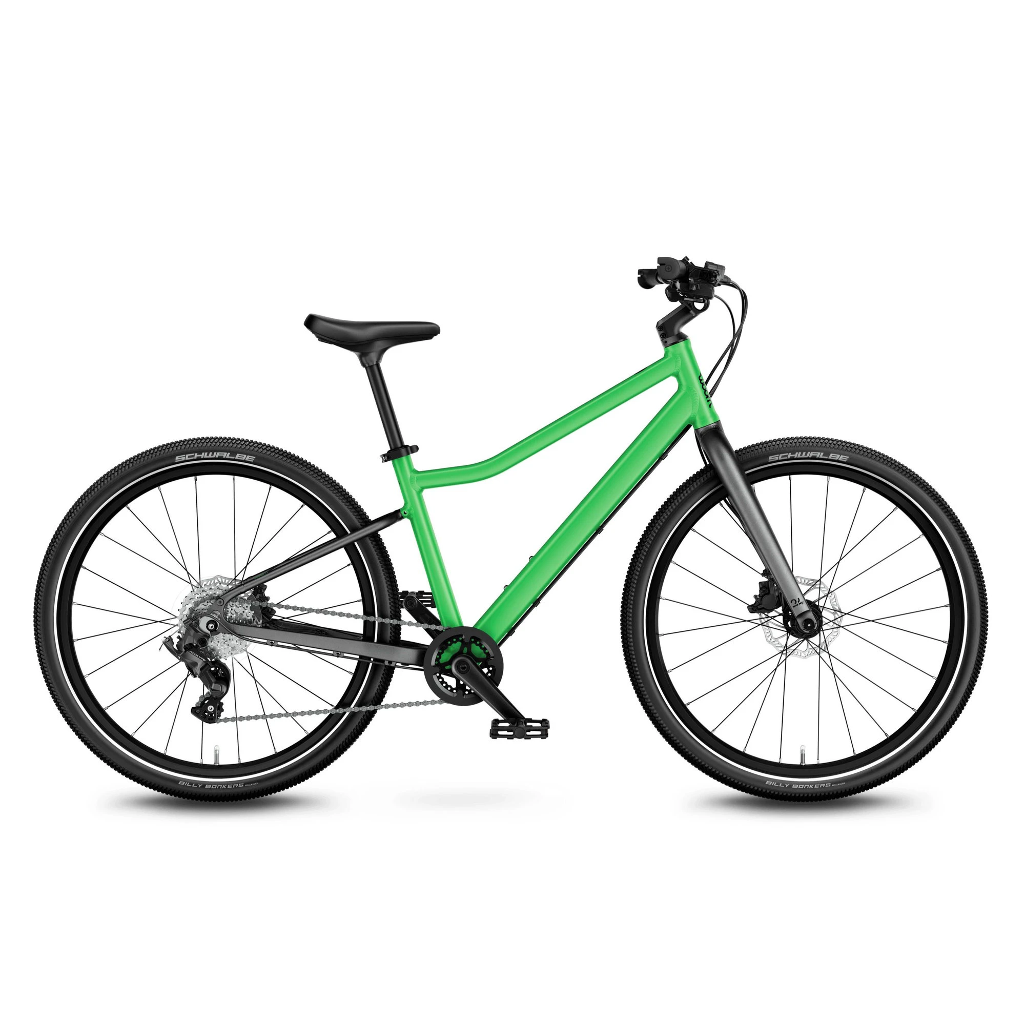 Bicicleta copii Woom 5 Explore cu roti 24" verde Jungle Green - 72595
