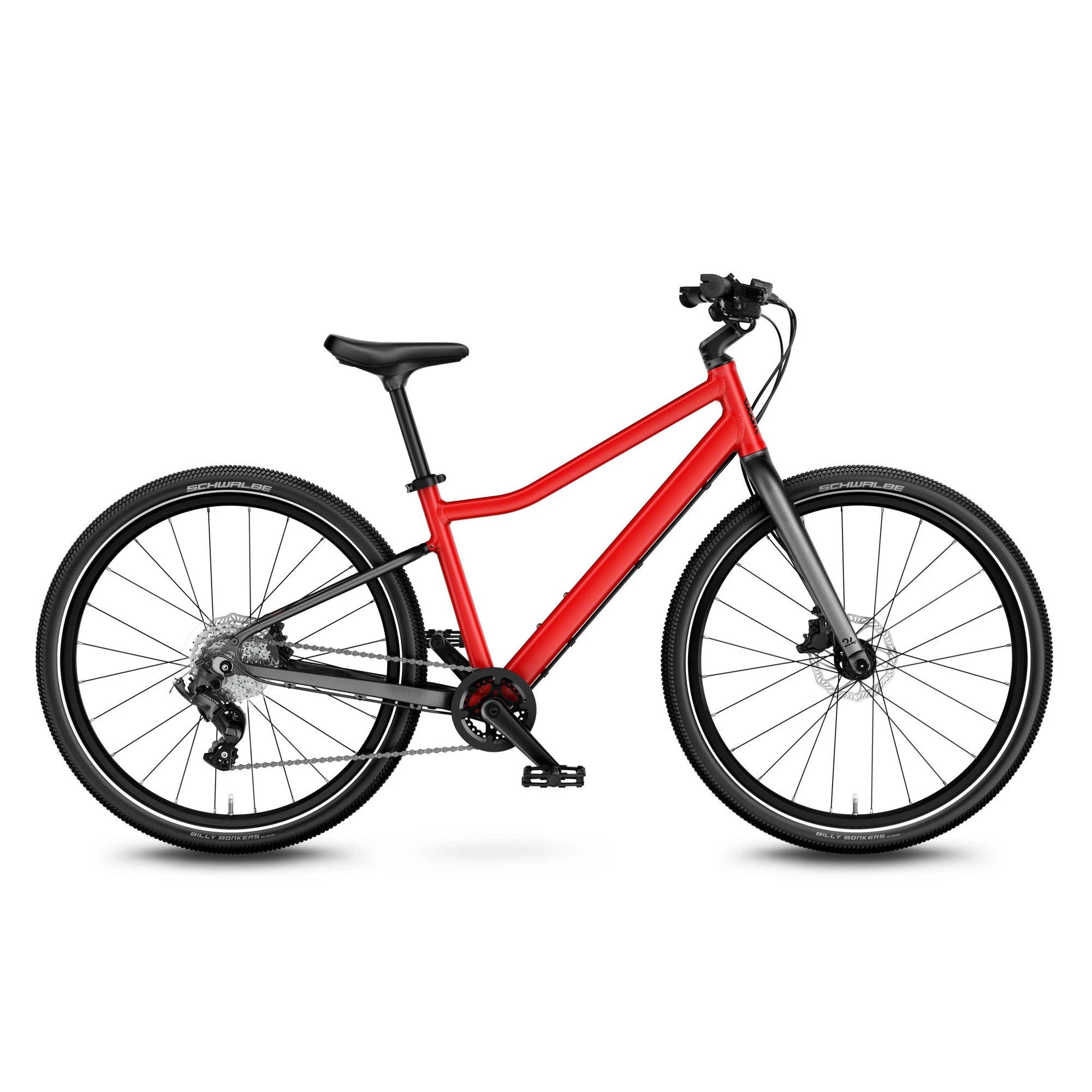 Bicicleta copii Woom 5 Explore cu roti 24" woom red - 72597