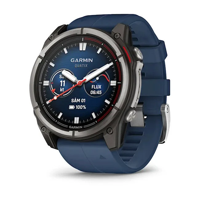 1. Garmin - Quatix 8 AMOLED 47 mm - ceas inteligent nautic GPS
