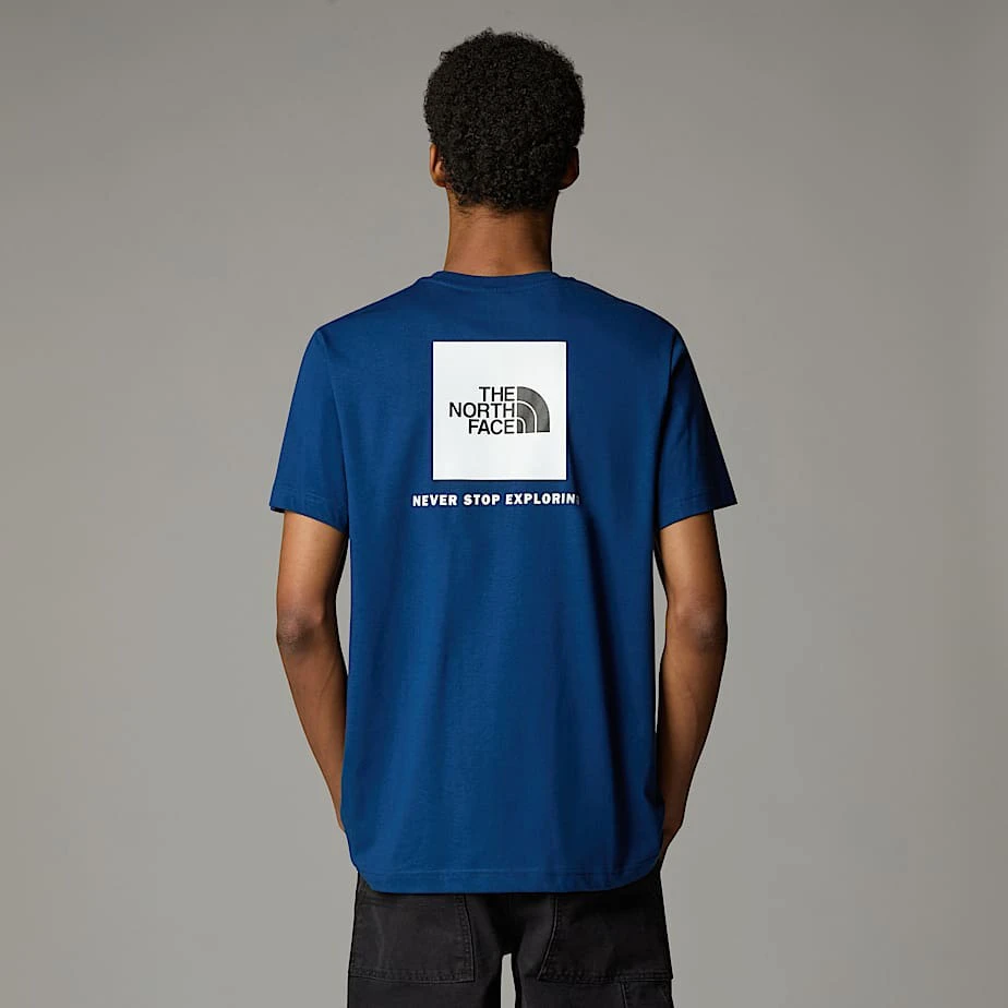1. The North Face - tricou - M Redbox - Albastru | Alb