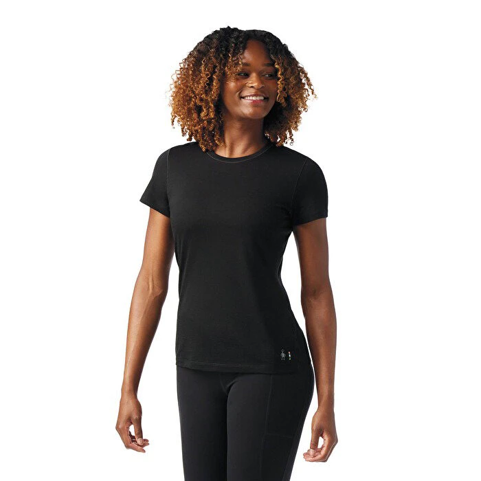 1. Smartwool - tricou merino - Merino Short Sleeve Tee Boxed W - negru