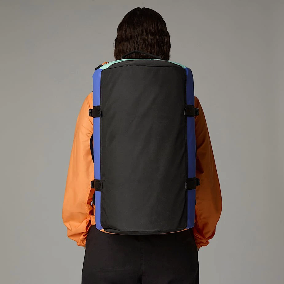 2. The North Face - geanta - Base Camp Duffel Small - Albastru | Portocaliu
