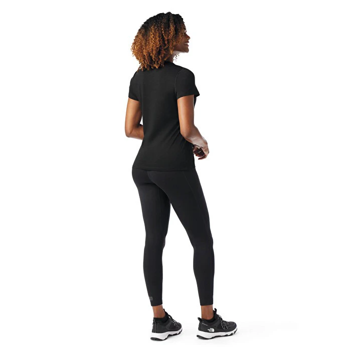 2. Smartwool - tricou merino - Merino Short Sleeve Tee Boxed W - negru